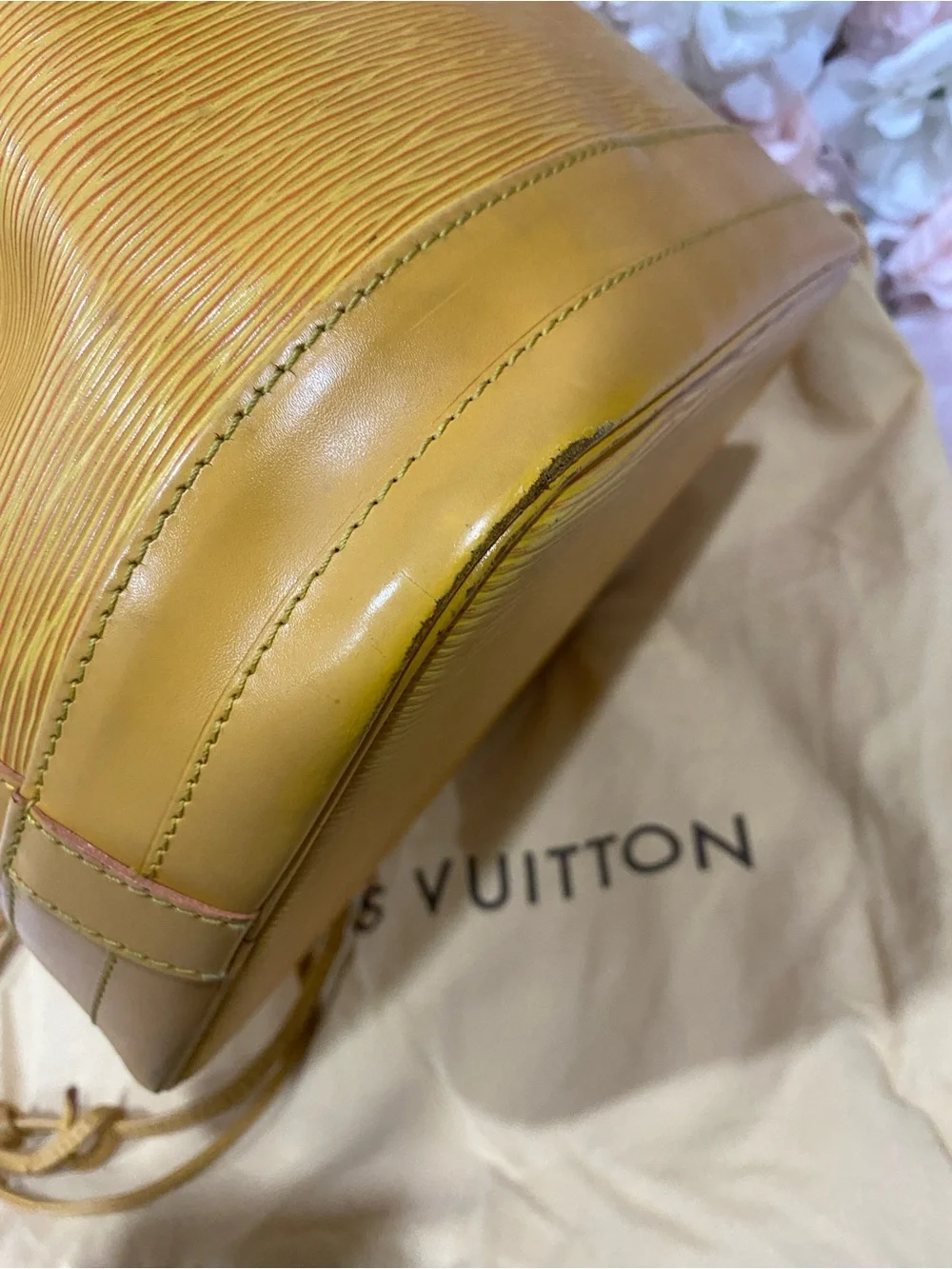 Louis Vuitton Epi Noe Bucket Bag